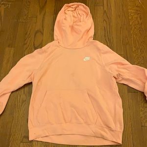 light pink nike scuba hoodie